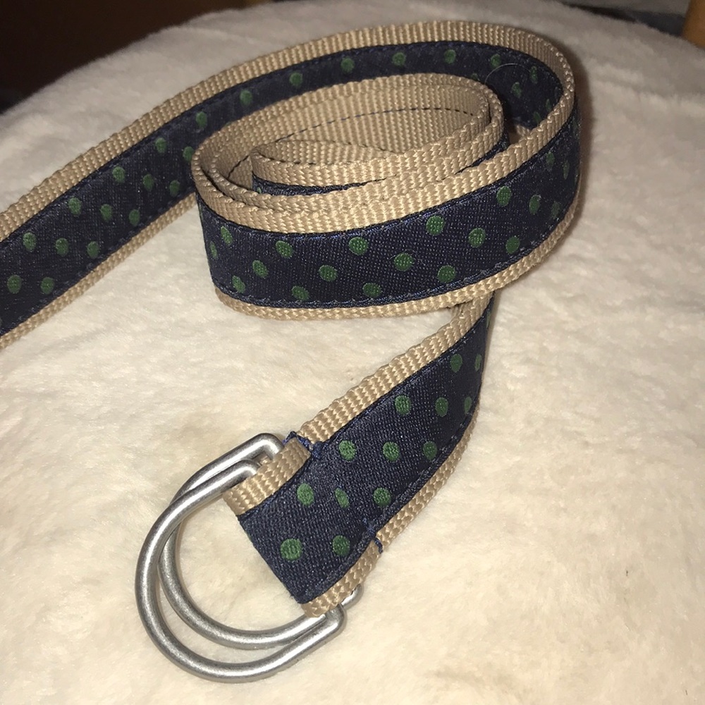LL Bean Polka dot belt